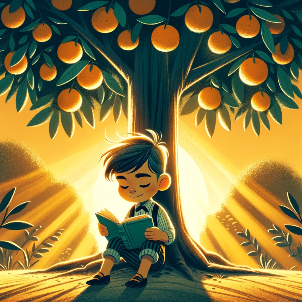 Hình ảnh cậu bé Zeze và cây cam ngọt